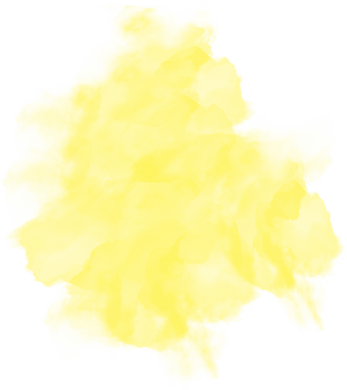 yellow splash watercolor brush